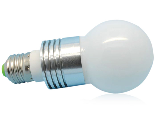 50000hrs 3W 240 - 300LM E27 Led Light Bulbs 150 Degree Beam Angle