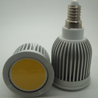 Высокая яркость 5W / 7W / 10W E14 COB Светодиодный свет с 320 - 380LM, AC85 - 265V, 50000hrs